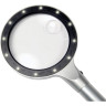 Лупа LEVENHUK ZENO 600, 2,5×/5×, линза 90/21 мм, 12 LED, металлический корпус 38117