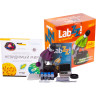 Набор LEVENHUK LabZZ MV1 Amethyst: микроскоп и книга 77622